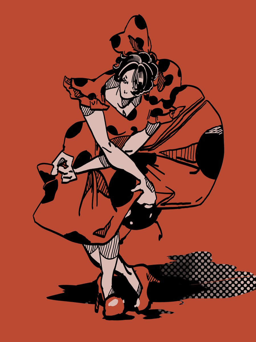 Yashirometro's tweet photo. ladybug girl https://t.co/gtaIMIuz7O