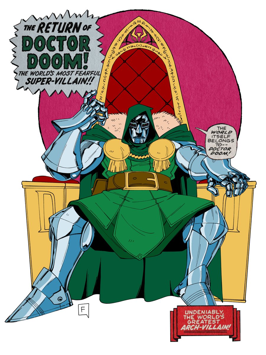 ferranteartes's tweet photo. THE MARVEL AGE
#005 - DOCTOR DOOM https://t.co/gkV7VFkkfN