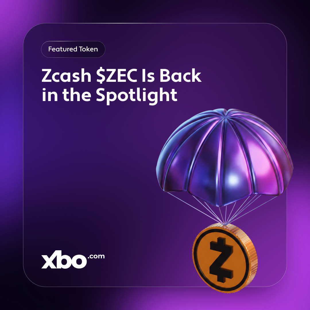 XboOfficial's tweet photo. 🌟 Featured Token: @Zcash ($ZEC) 🔥

🔝 Up more than 75% over the past month, the token is sitting near an 8‑year high and now ranked among the top 10 cryptocurrencies on CoinGecko & CoinMarketCap. 🏆

📰 Grayscale just filed to list the first Zcash ETF, fueling fresh institutional interest in privacy coins.

👉 Trade ZEC/USDT: https://t.co/w4YmcAYgwM

⚠️ 𝘕𝘰𝘵 𝘧𝘪𝘯𝘢𝘯𝘤𝘪𝘢𝘭 𝘢𝘥𝘷𝘪𝘤𝘦. 𝘈𝘭𝘸𝘢𝘺𝘴 𝘋𝘠𝘖𝘙.