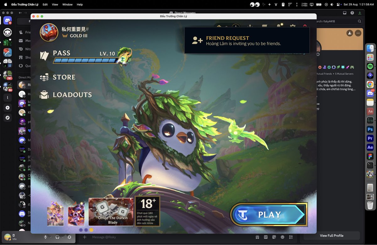 embeyungbae's tweet photo. @vandya99 @TFT all they have to do is enable mouse input, just added a string. but no, so macos user have a perfectly rendered client but no way to proper control this game

like, cmon... https://t.co/kssxKloeSq