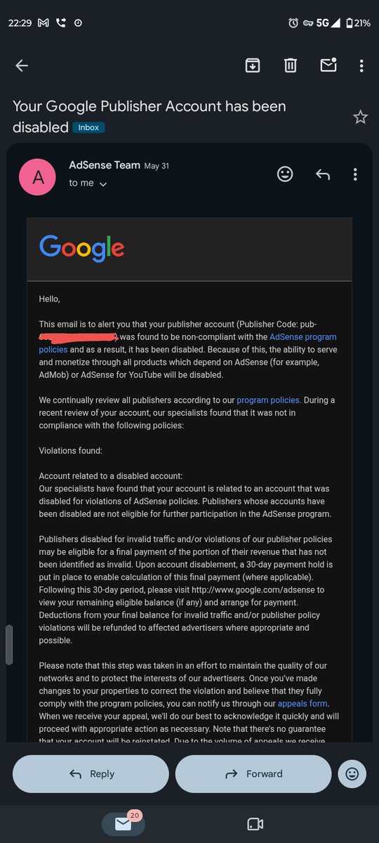 evadLFC's tweet photo. Hello @TeamYouTube My channel (6.2K subs, 2.8M+ views) is growing well, but my AdSense got disabled over a setup mistake. Submitted an honest appeal, waited 90 days — no response. Would appreciate a fair review 🙏 

🧵👇 https://t.co/ShHgpq7s2l