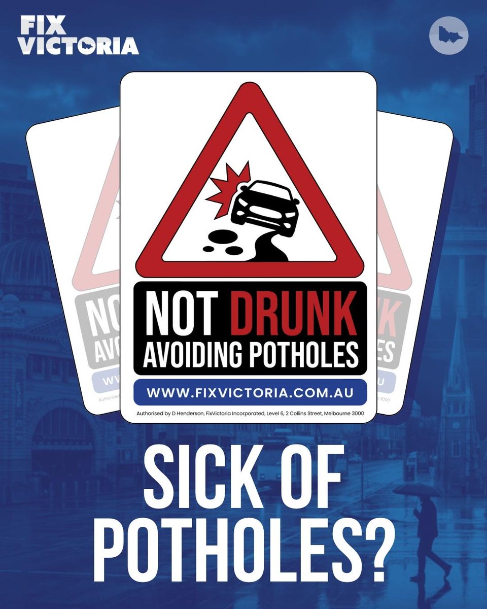 fixvictoriainc's tweet photo. SHOW OUR LEADERS THAT YOU HAVE HAD ENOUGH – VICTORIA’S ROADS ARE A DISGRACE!

Potholes are everywhere. 

Repair bills are costing families and small business who can least afford it thousands of dollars.

Let them know you want a plan to get out of this hole.