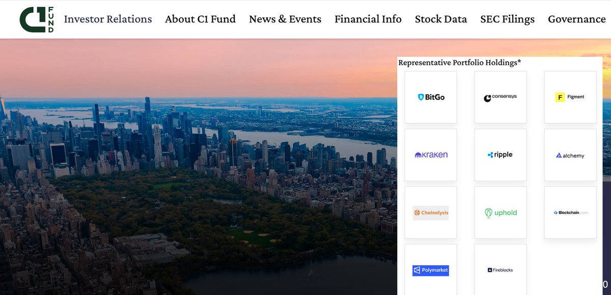 sentosumosaba's tweet photo. A NYSE-listed fund (C1FUND) just made @Ripple Labs its #1 holding. 17.5% of assets, ahead of Kraken. That’s private Ripple equity, not XRP.  https://t.co/fmnVaJeGfe https://t.co/NZHq0C10rQ