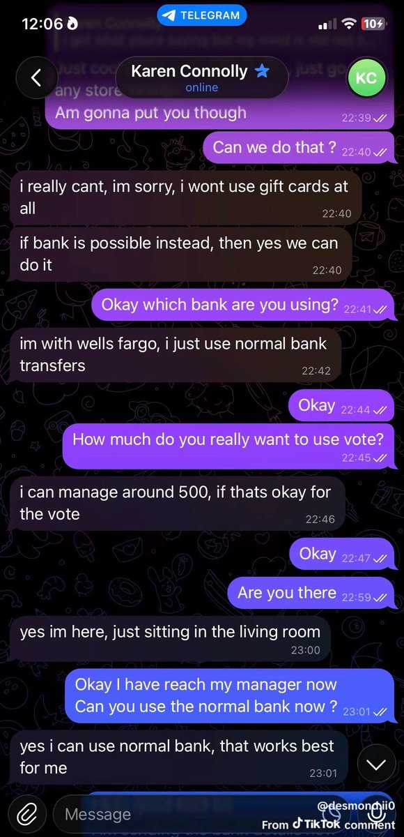 imolee_1's tweet photo. FBI don Dey telegram with bank transfer be careful out there guys 😕 https://t.co/mxFTm8pW3i