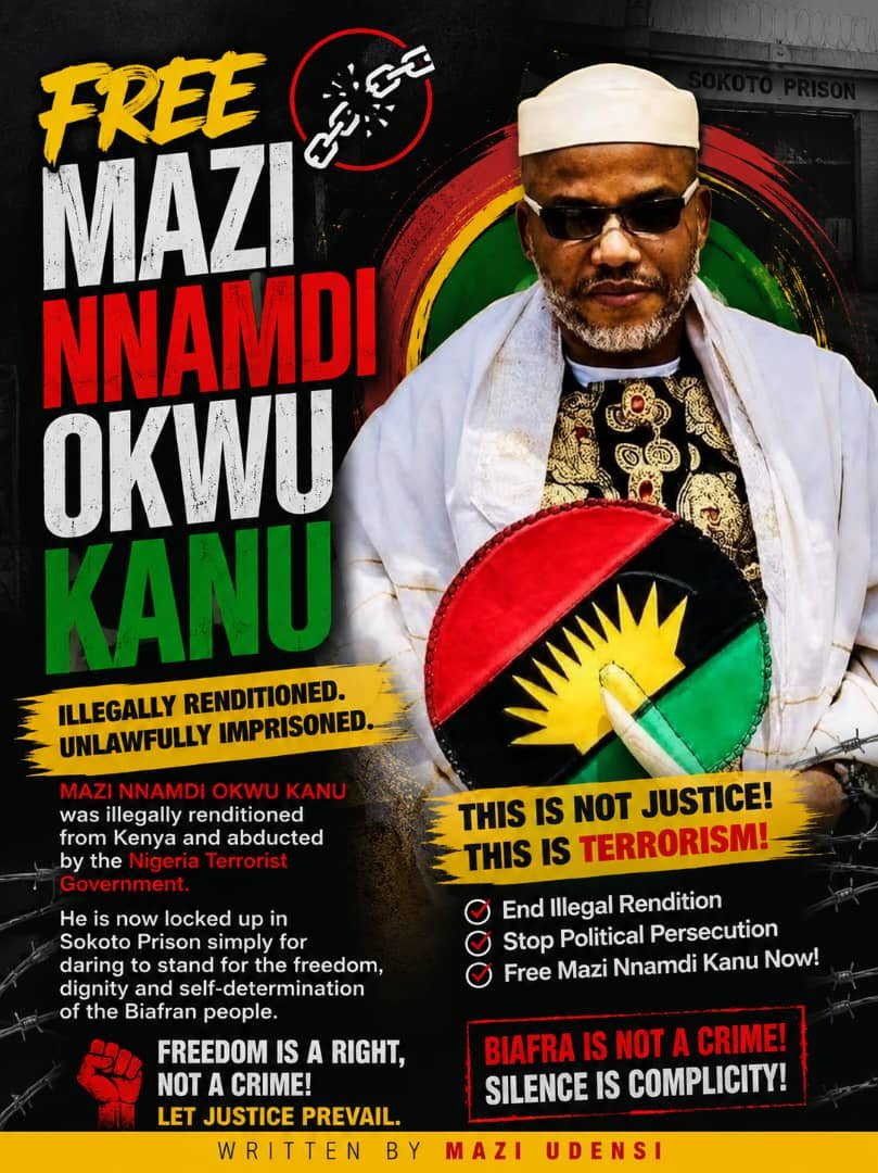 DrOforitse's tweet photo. Today we speak. Tomorrow we speak louder. Until Mazi Nnamdi Kanu walks free, this voice does not rest. #FreeMaziNnamdiKanu #BiafraNow #XTuesday https://t.co/LDI5TBmhFx