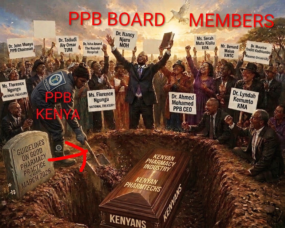 muchiri_uri's tweet photo. For over 5 decades,pharmaceutical technologists have been handling HCP at all levels in our heathcare structure without any hitch. Suddenly,PPB/PSK come up with guidelines that aims at completely removing qualified pharmaceutical technologists from job market. Resist.
@ppbkenya https://t.co/bWz6xErjKC