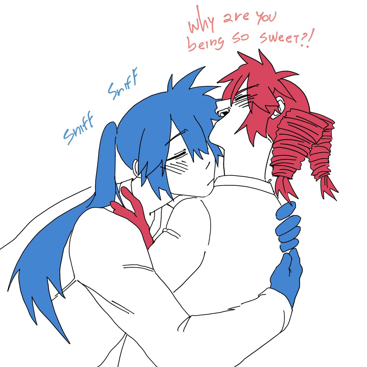 VocaPachi39's tweet photo. Happy Birthday Miikuu 

A little late, but Miku, I really love you. You mean everything to me.

I love drawing these two so much. https://t.co/09N3XdVqpG