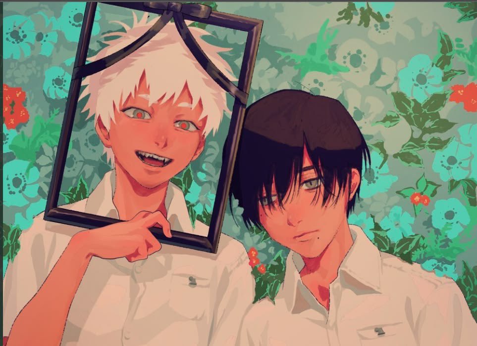 asakocupcake's tweet photo. doesn't matter if the series ends  i absorbed them into my soul and will carry them around forever ily yoshikaru https://t.co/DUiTAQNPnM