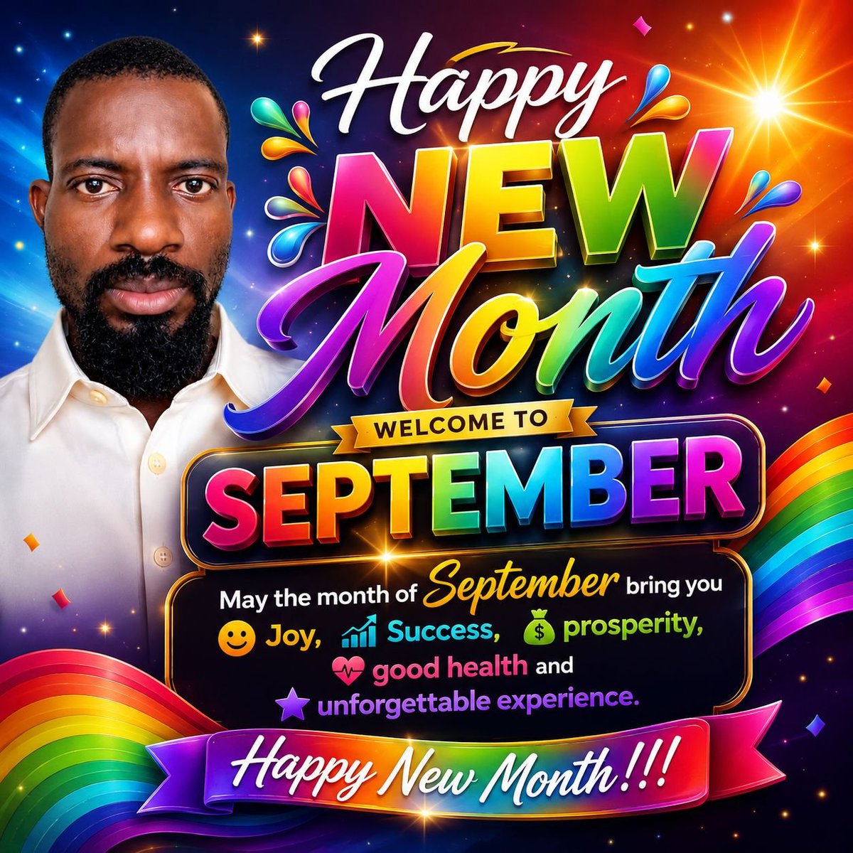 GNwugwu's tweet photo. I'm delighted to welcome you to the month of September.

May the month never swallow you and let everything you lay your hands on prosper.

May you never miss opportunity and may it be a September to remember in every area of your life.

Happy New Month!!!
#newmonth #GilbetNwugwu #selfimprovement #motivational #HappyNewMonth