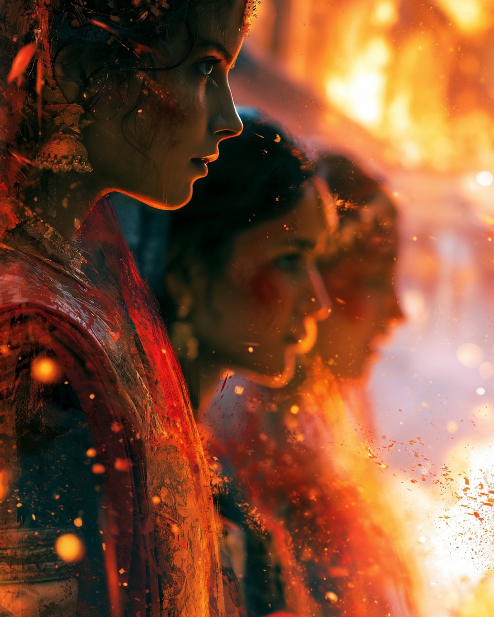 MumukshuSavitri's tweet photo. Dumbduck moron Swara Begum.    

The Devis who committed Jauhar were NOT r*** survivors. They embraced the sacrificial fire BEFORE they could be violated to ensure that their bodies and souls were never molested in the first place. So they were not survivors - they were VICTORS. They did not commit s**cide but self-preservation of their own dignity and spirit.    

They could have chosen any other way to end their lives. Why do you think they chose the horrifyingly, painful path of burning their living bodies to ashes??  

It's because it is a documented fact that the invading Islamic hordes did not spare children, elderly and even *dead bodies* from their savage lust. So these Devis ensured that even their dead body did not end up becoming a victim of such barbaric evil.    

Do you know what kind of fate awaited those who became the living victims of those invading beasts? 

Imagine being subjected to the savagery of gang-r*** by hundreds of violent murderous beasts who were high on opium and possessed by bloodlust. Victim's bodies were literally ripped apart, then brutally slashed by weapons and left to a horrifying, tortured end, writhing in the painful agony of injuries and internal bleeding. 

Those who were unlucky enough to survive the assaults were forced to become sex slaves and subjected to horrors worse than death in a slow painful existence. Any sane woman with a shred of dignity or self-integrity would exercise her agency and do anything to prevent such a fate.   

Now imagine allowing your infant child or any of your children to be subjected to such horror??  No woman who calls herself mother would ever let her child be subjected to such a terrifying destiny    

You have neither the brains, nor the heart or the soul to understand even an iota of what these brave Hindu Rajput women's self-sacrifice meant.    

Stick to your vibrator and Halala. Yahi hai teri auqaat.