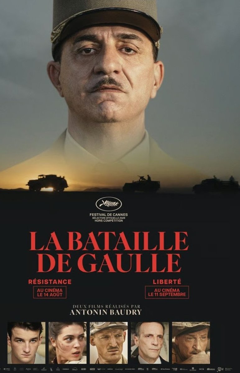 erwandavoux's tweet photo. Le succès colossal de " la Bataille de Gaulle" aura des conséquences politiques majeures. Pour beaucoup de Français qui n'ont connu que des dirigeants minables, corrompus, vendus à l'étranger et une France qui ne pèse plus rien sur la scène internationale, c'est l'occasion de découvrir La France éternelle, La France Libre ! C'est ce film là qui devrait être obligatoire pour tous les lycéens.