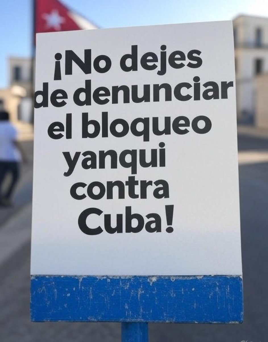 magapc012's tweet photo. ♥️🇨🇺
No cejaremos en la denuncia del criminal bloqueo que tanto daña al pueblo cubano.

¿TE UNES A NUESTRA JUSTA LUCHA? ✋️✋️ https://t.co/3YzvqO9QFH