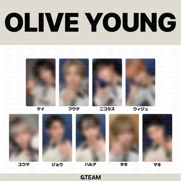 amazingk_jp's tweet photo. \ #andTEAM Oliveyoung特典トレカ / 
特典：Oliveyoung 🫒

˗ˏˋ ⊹ ࣪ ˖🐺 Mark on Me🌙 ⊹˚. ˎˊ˗

[📢] 予約販売オープン
[🎁] メンバー選択可

🗓 予約期間 : ~09.20 0:00
🔗 https://t.co/41DmdbKFFZ

エンティム 特典 共同購入 ケイ フウマ ニコラス ユウマ ジョウ ウィジュ タキ ハルア マキ https://t.co/JH8LaGZHsY
