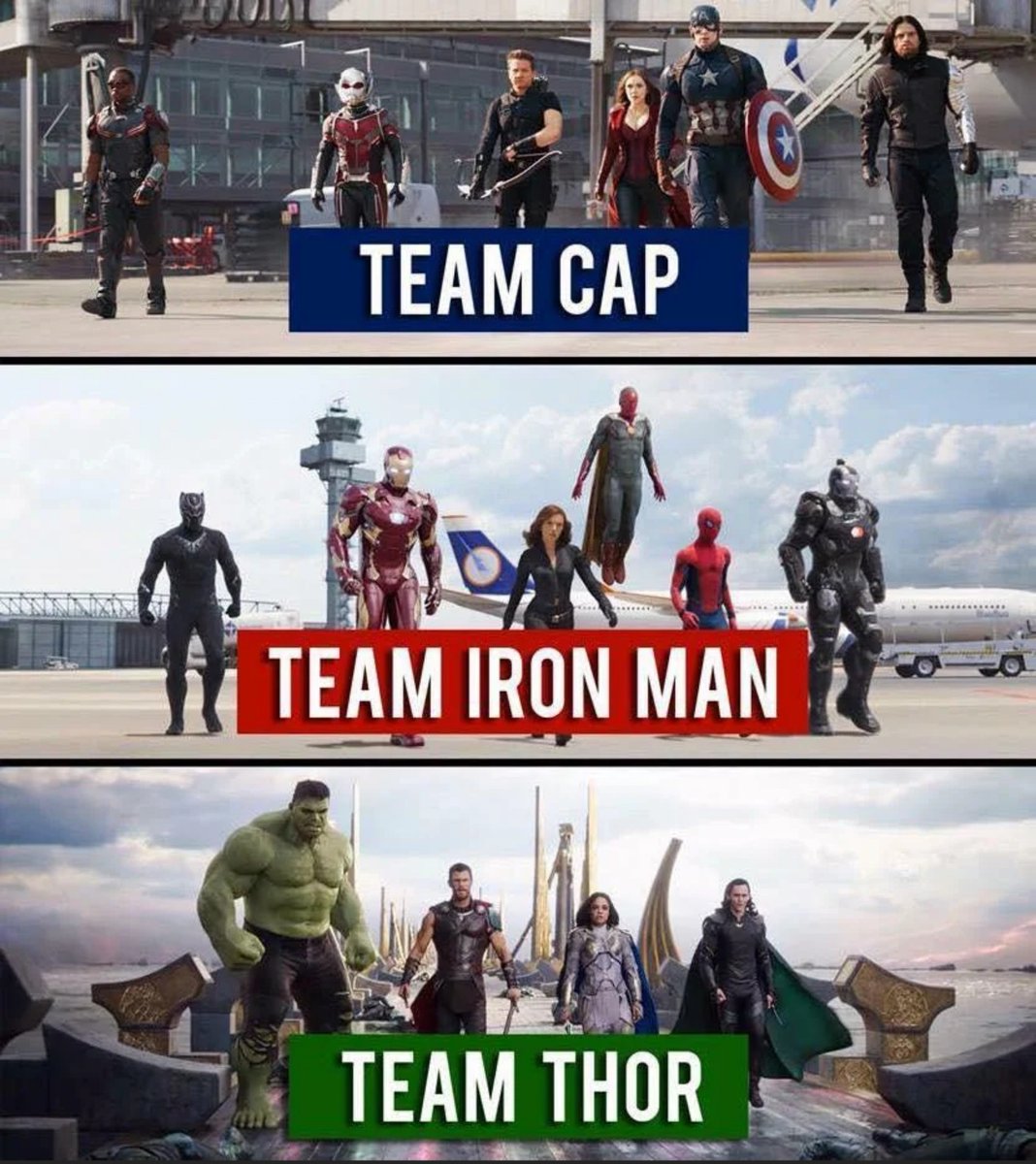 AlbinNworld's tweet photo. Which team wins? https://t.co/HE6GGHw0GK