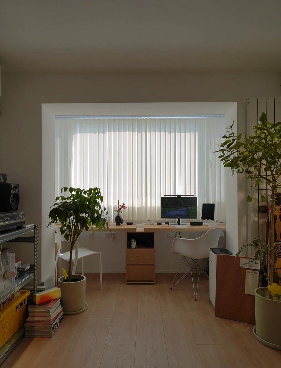 WeenaChorpetch's tweet photo. Just swapped my messy work desk for a sunlit balcony nook—morning coffee + plant friends = game changer for my daily routine! https://t.co/BbUEc56maj