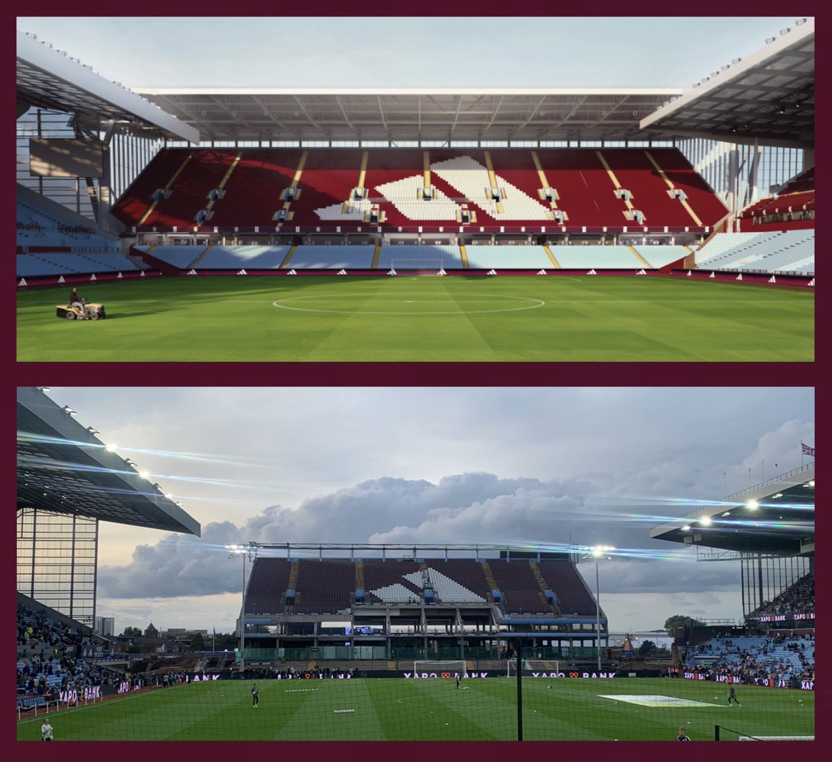 Primetimeperry's tweet photo. #VillaPark #AVFC 🟣🔵 https://t.co/cSwaADScdH