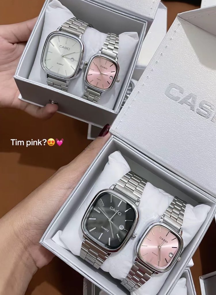 jungjless's tweet photo. Gemes banget jam casio yang ini!!😭❤️ buat couplean jadi makin lucu🙂‍↔️ https://t.co/QgE18emcFw