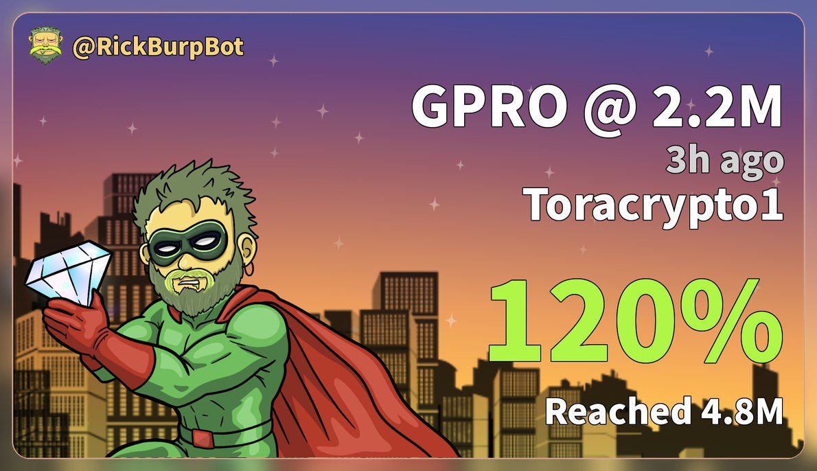 toracrypto___'s tweet photo. 2.3x up profit on my call on $GPRO
⛓️‍💥 
BKXtSJWJk8s6DGEv71a3HohqHMhzn1iXLAzxMm6ZXjmy https://t.co/i0Ln9OocHX