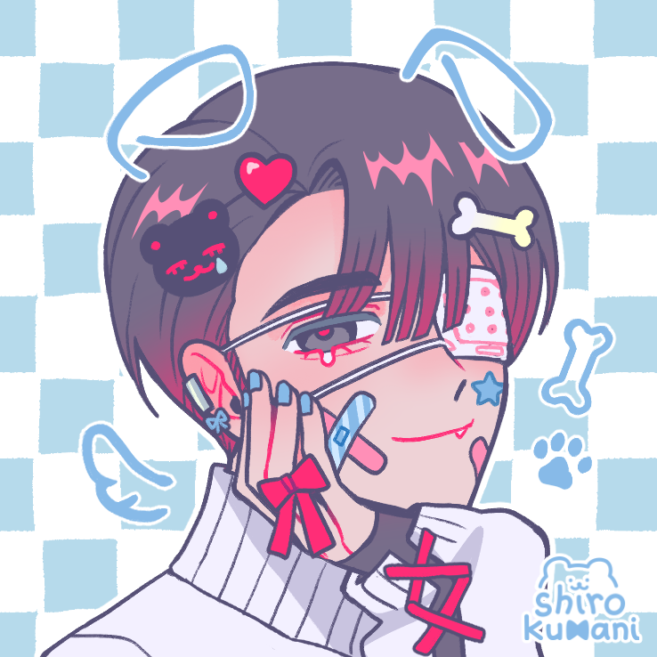 shirokumani's tweet photo. uploading the crybabies with some edits.... 

feel free to use them as your display picture! (with credits!) #ivti https://t.co/QMPNQqP5JG