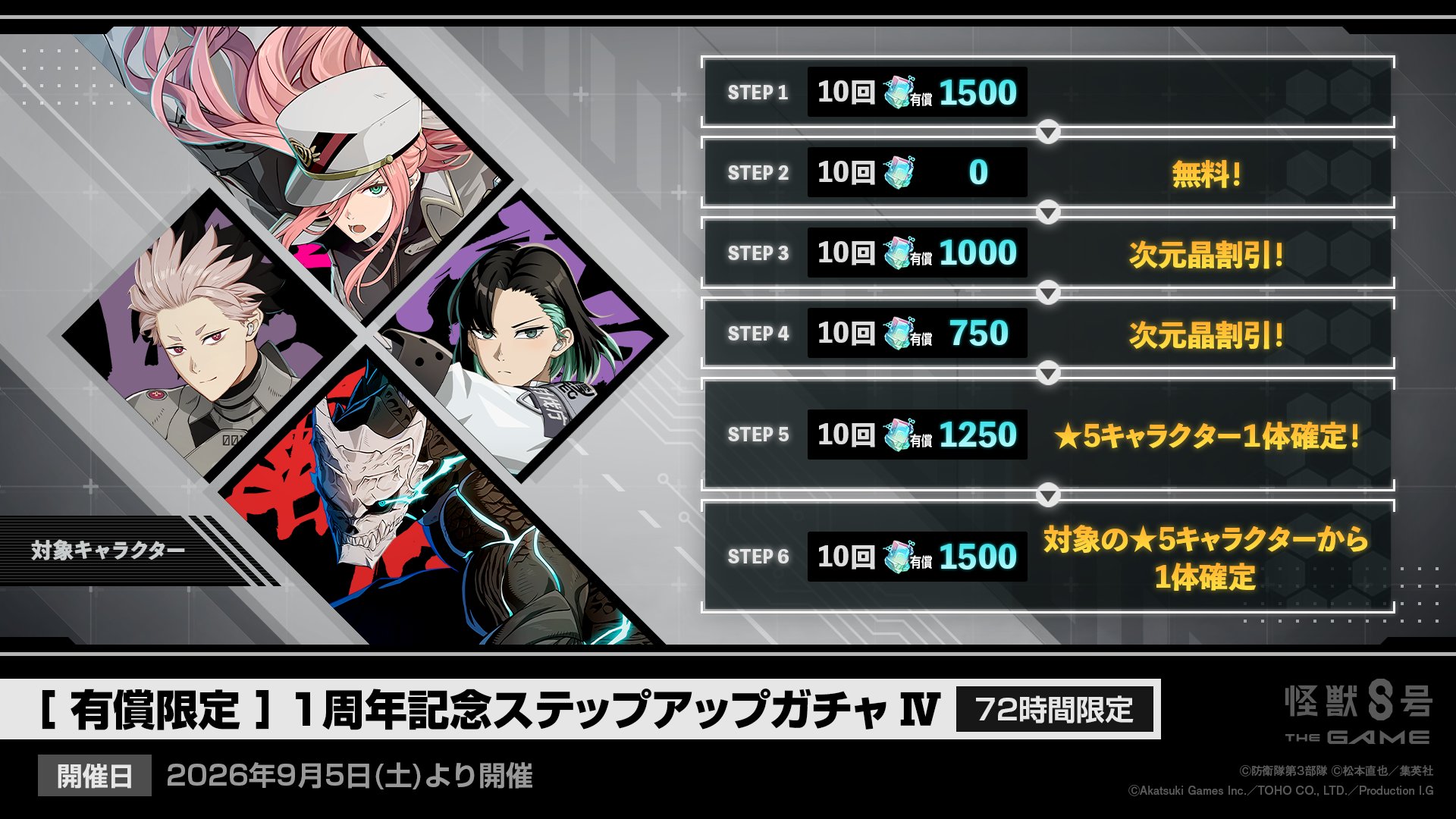 怪獣8号 THE GAME ⚡️1周年⚡️【公式】 on X: 