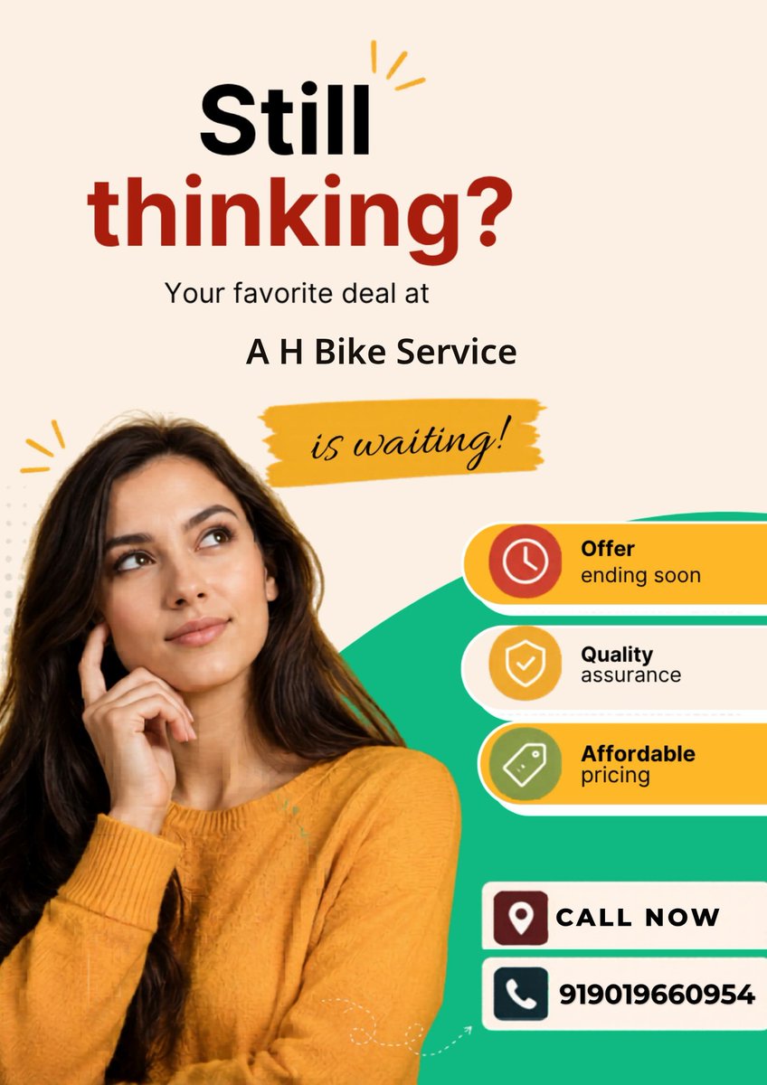 SharieDockge's tweet photo. A H Bike Service provides expert two-wheeler servicing, reliable mechanic support, quality batteries, comprehensive repairs, and genuine spare parts you can trust. https://t.co/9hv58LDsYH