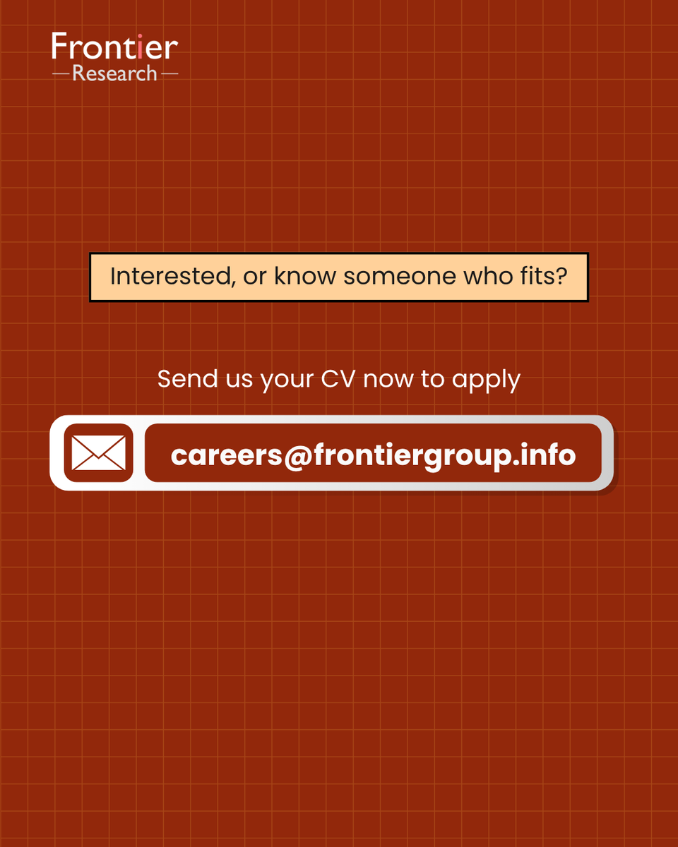 FrontierResSL's tweet photo. We’re hiring!

Frontier Research is looking for a Head of Operations &amp; Systems to shape the systems behind our business and help grow our News &amp; Intelligence offering.

📍 Colombo | Full-time
Think you’re a fit? Send your CV to careers@frontiergroup.info. https://t.co/3kcqnuXWc1