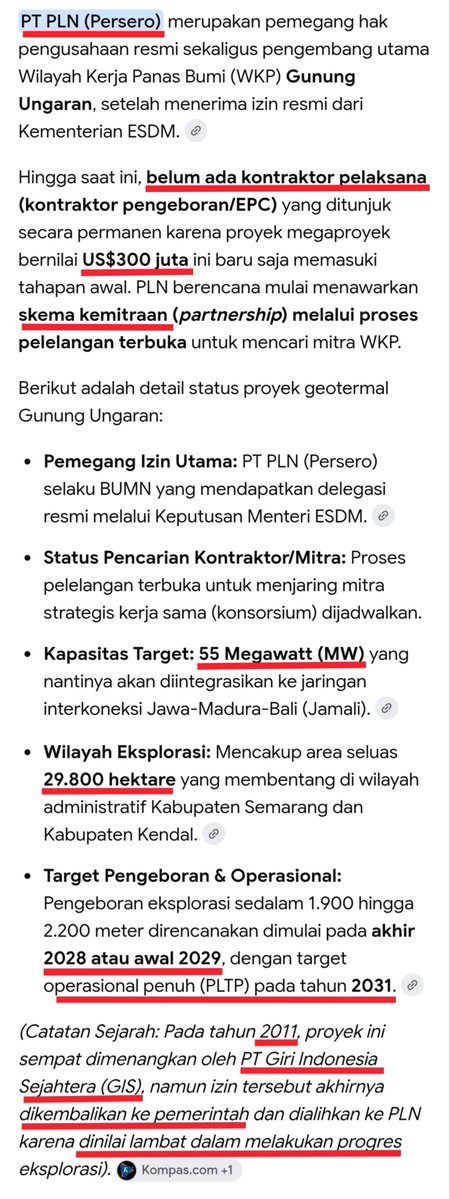 gumpnhell's tweet photo. Wajar banget warga sekitar sangat khawatir krn kecelakaan belum lama ini (2021-2022) &amp; berulang2 di PLTP Dieng &amp; PLTP Mandailing Natal. Lalu meski kecelakaan berulang, PT-nya bisa tetep dpt proyek di tempat lain. 🙄

Geotermal Ungaran yg kelola PT PLN tp kontraktornya belum ada. https://t.co/paKPybdhAS
