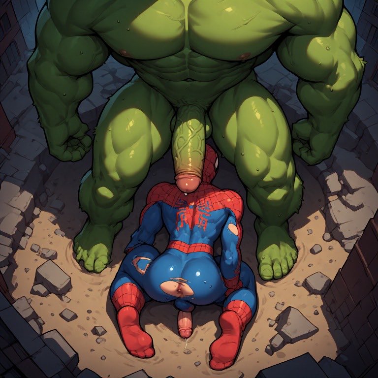 satyrbater's tweet photo. The Hulk fucks Spider-Man 

#gay #yaoi #anime #hentai #boys #nsfw #gayanime #uncut #cock https://t.co/2lIn26qZaf
