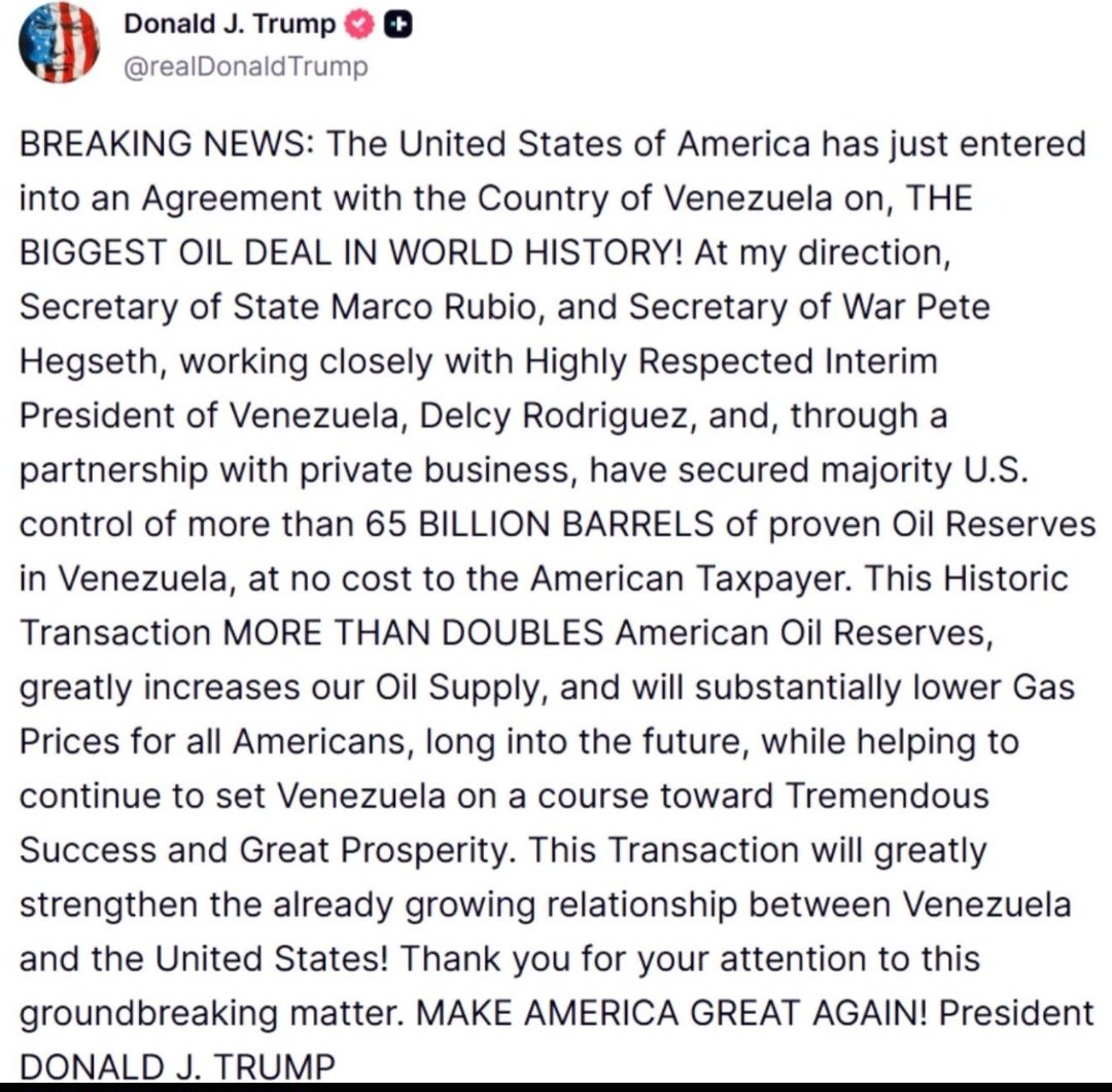 tinatheek's tweet photo. Die USA kapern ein Land, entführen seinen Präsidenten und beuten die Ölvorkommen aus. Die USA führen auch einen Angriffskrieg gegen Iran.

Finanzminister #Klingbeil hat aber kein Problem damit, sich mit seinem US-Kollegen fotografieren zu lassen. @larsklingbeil @spdde https://t.co/4ScFhRC6ar