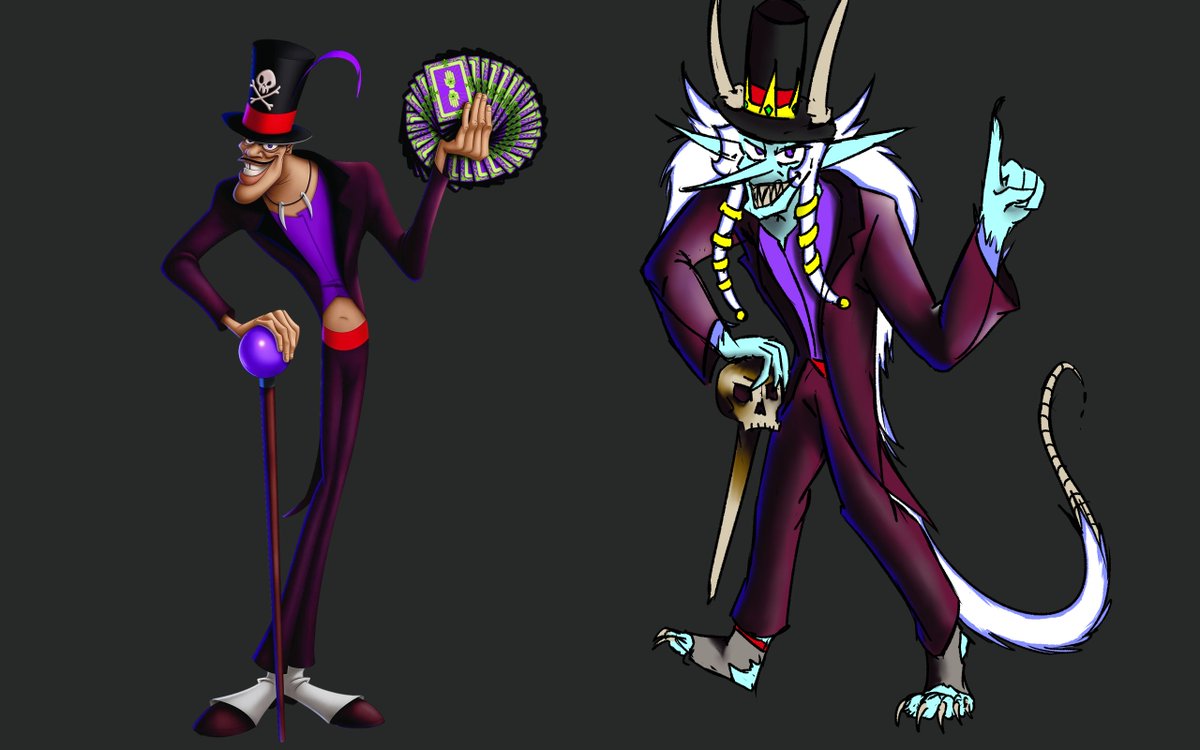 Rentsdue42's tweet photo. I drew my oc MK as Dr. Facilier, the Voodoo man from The Princess and the Frog while on call, enjoy!

#Oc #doodle #art https://t.co/ZvpWIIiiOQ