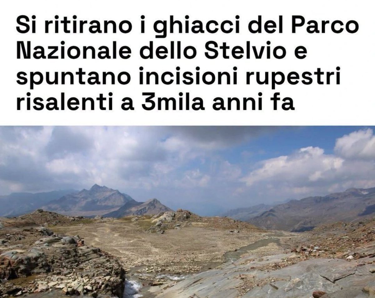 PasqualeR_ITA's tweet photo. Ma quindi 3 mila anni fa c'è già stato il gambiamento glimatico e siamo sopravvissuti? https://t.co/oyedaHT1PK