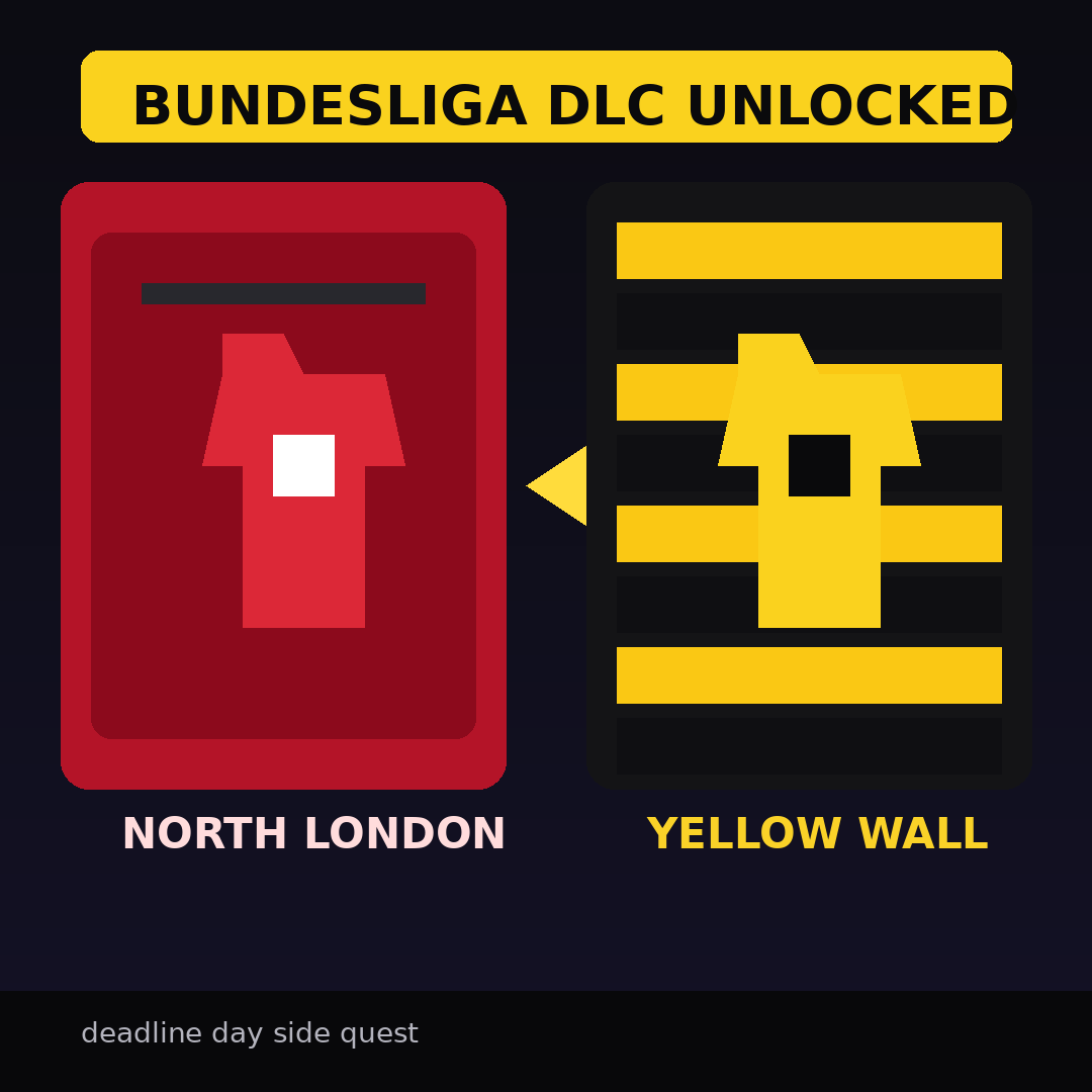 Playmaker_us's tweet photo. @SkySportsNews Bundesliga DLC unlocked https://t.co/mxd0z7DNq0