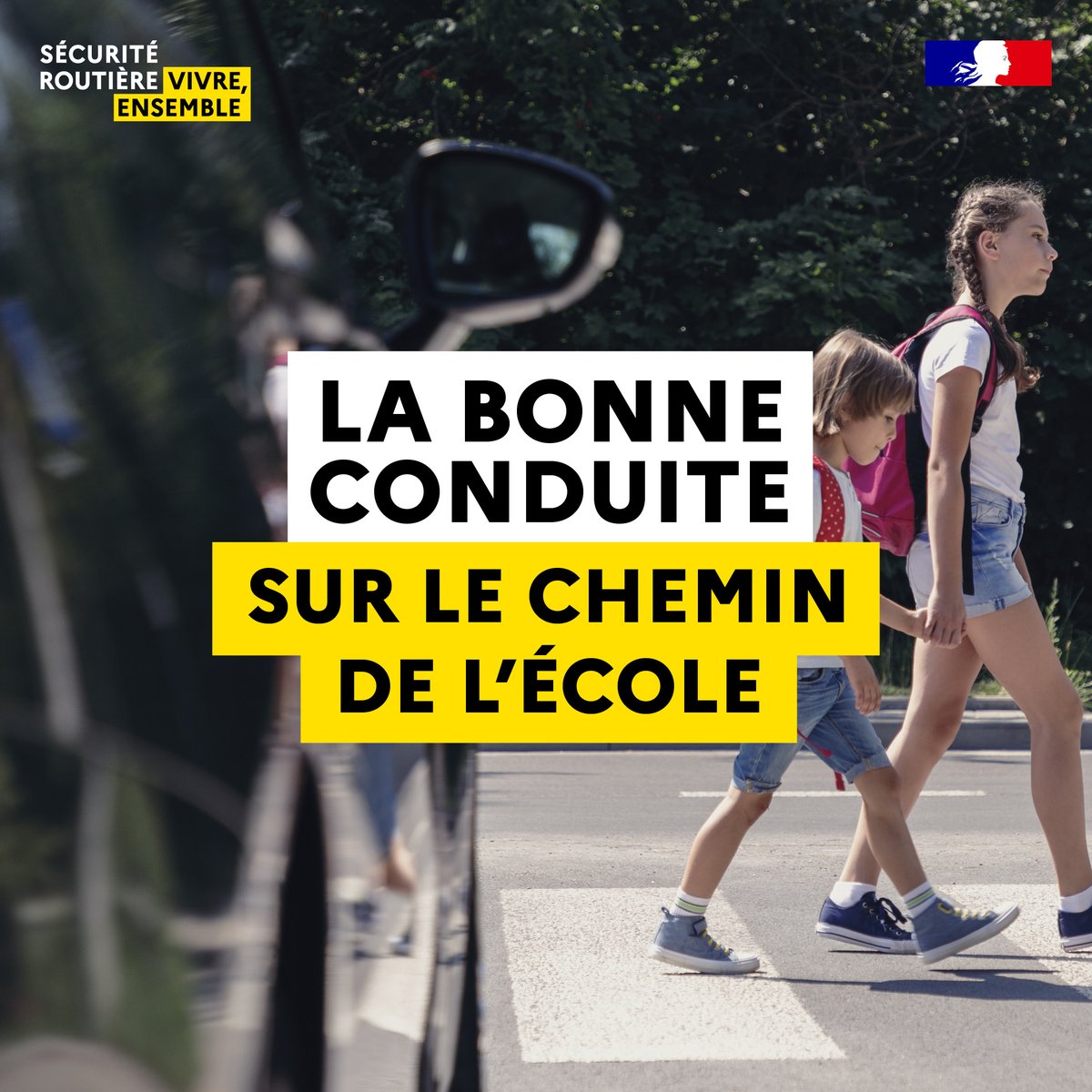 RoutePlusSure's tweet photo. À pied, à vélo, à trottinette ou en voiture, rappel des bons réflexes pour un trajet sécurisé sur le chemin de l’école🚶🚲🛴🚘

Bonne rentrée !

#SécuritéRoutière https://t.co/Hv3GrSA2s0