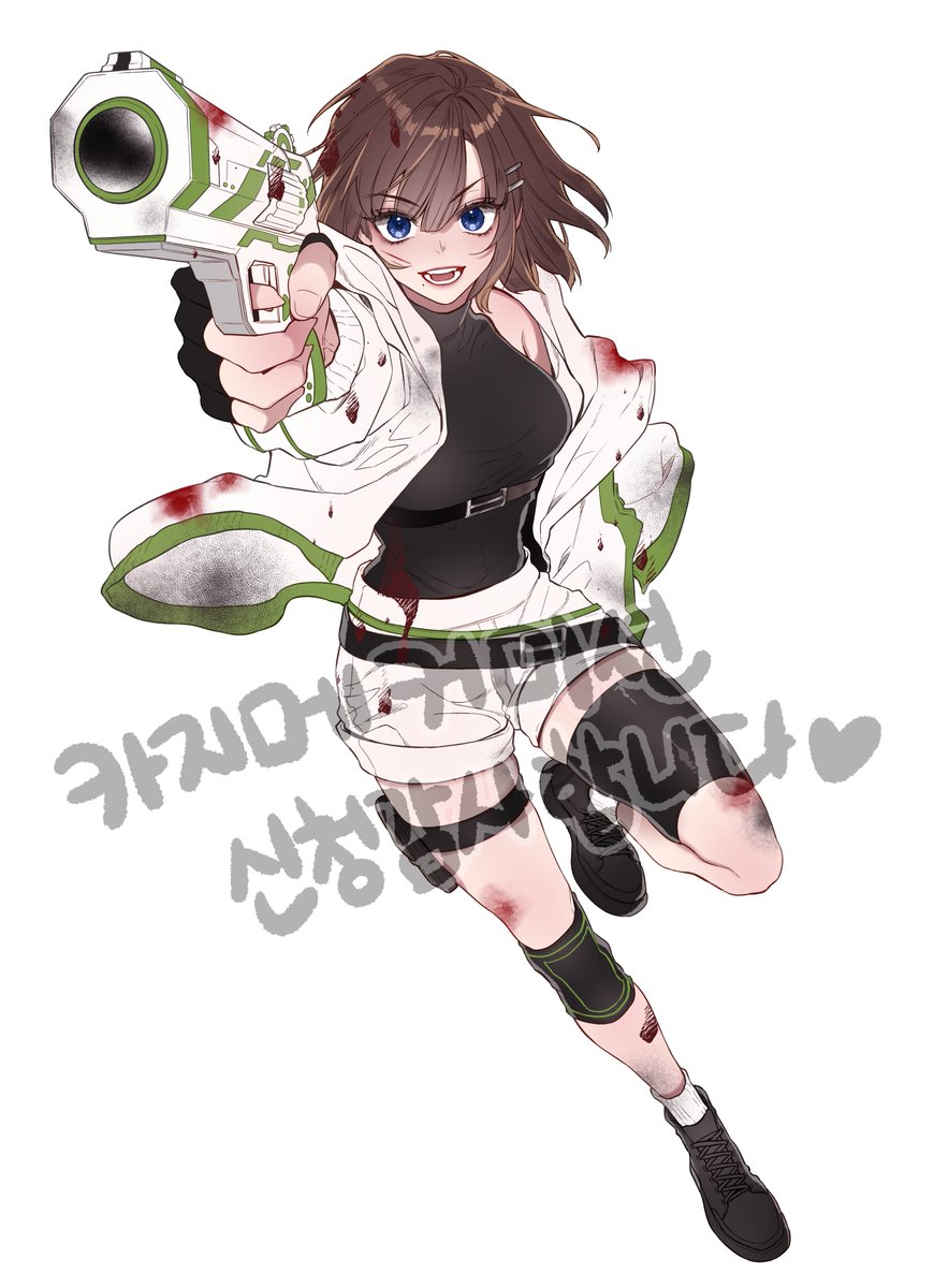kajime0724's tweet photo. 커미션한거 또~! 원래 이런 역동감있고 그림그리는 손맛 느껴지는 그런거 좋아하는데 너무 즐거웠똔!! 총 못그리는건 지적하셔도 아마 제가 슬퍼만 할것입니다... https://t.co/PylRpBVS8I
