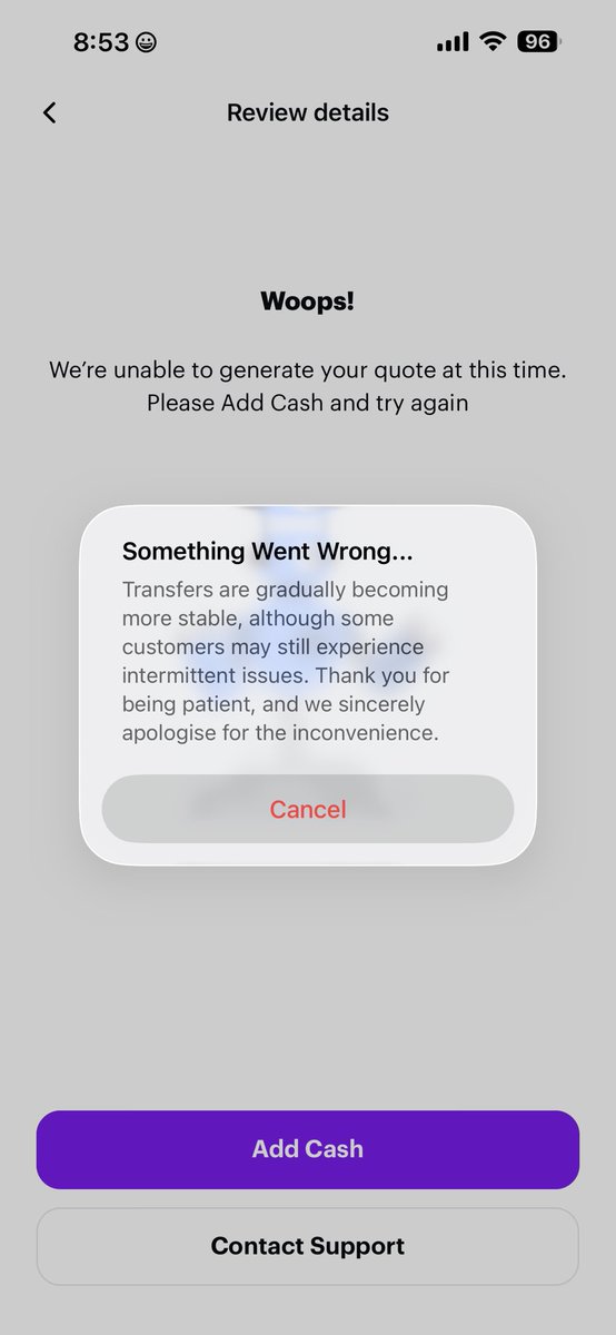 RayBekky's tweet photo. @chippercashapp @synache_ This is all we keep getting. How long will this continue? Just tell us if we’ve been scammed. How can a bank hold people’s hard-earned money for more than a month without any tangible reason? @chippercashapp https://t.co/WmSBRr0rK4