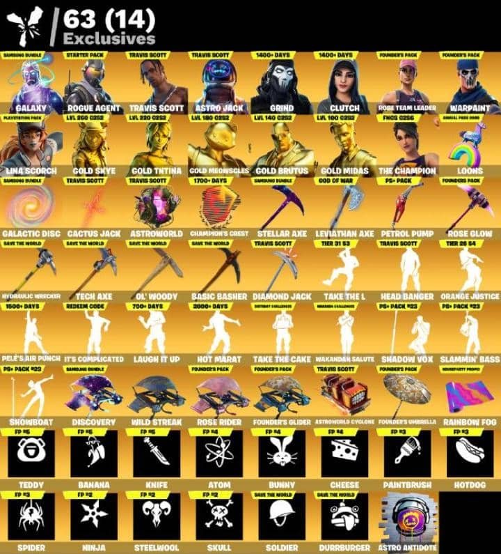 gameshubmmos_'s tweet photo. 366 Skins | OG STW FP2 | Galaxy | Rogue Agent | Travis Scott | Astro Jack | Grind | Clutch | Rose Team Leader | Warpaint | Lina Scorch | Gold Skye | 0VB | 01.09.26 ( 0 days ago) ๐ฅ
#Fortnite #account #trade #sell #OG #OGAERIAL #OGSKULL #OGaccount https://t.co/uAFKRpndYg