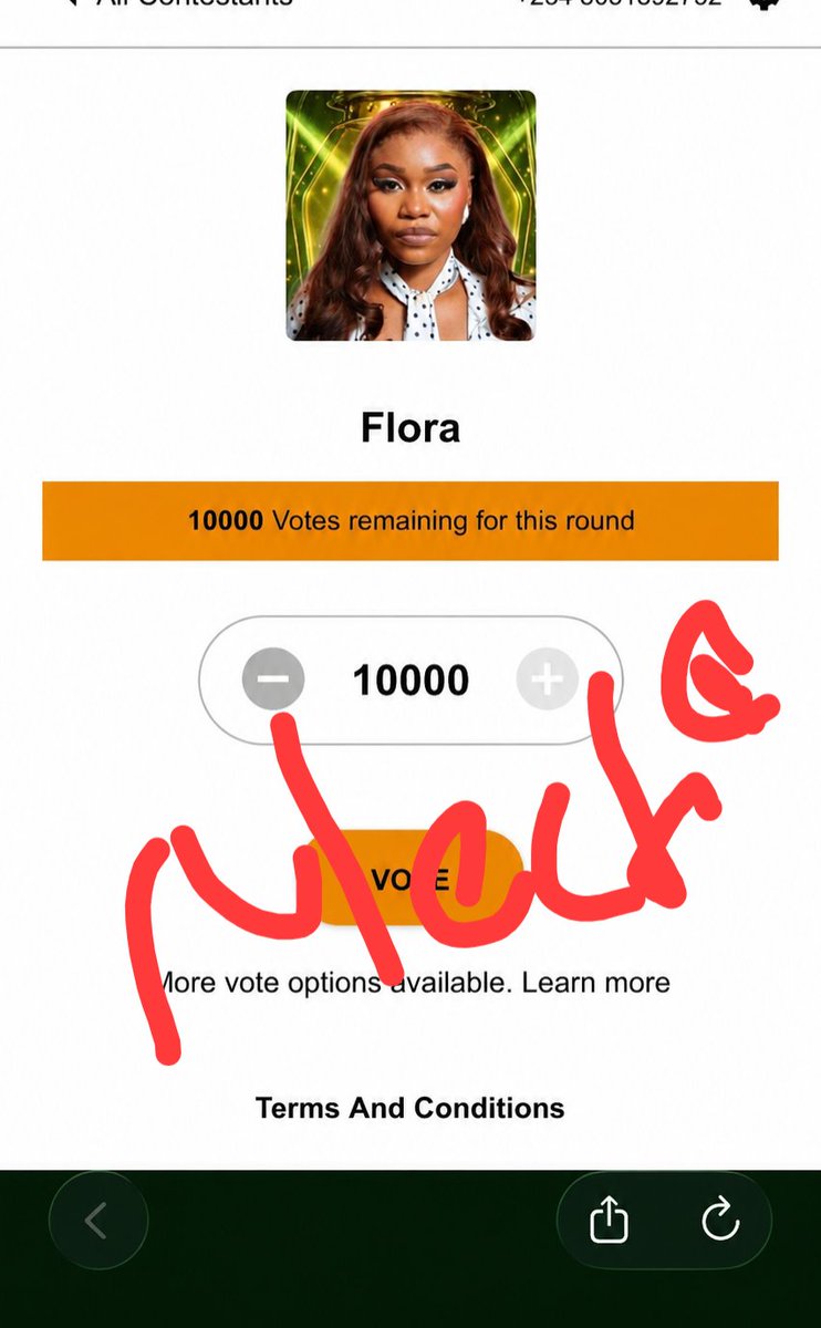 TeeBaeBiii's tweet photo. 30k vote for Flora our Flower 🌺 
   Thanks for Loving Neche 😘 

  Guys pls help me Vote For Flora 🙏🙏 
   Flora till the last day 💯
#VoteFlora
#Bbnaija https://t.co/VzC0m5T3G5