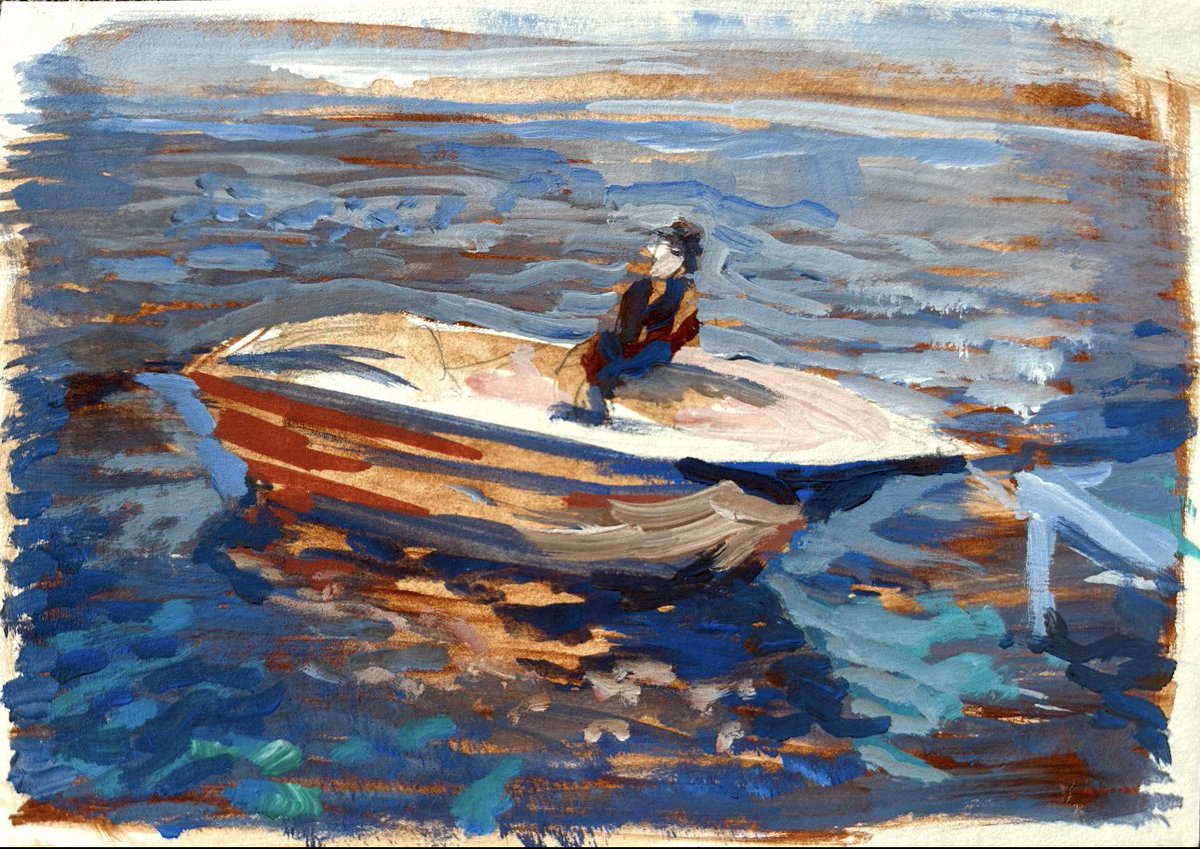 n0sTim0s's tweet photo. A couple of paint sketches. Goodbye summer… https://t.co/Wm9XCVgn50