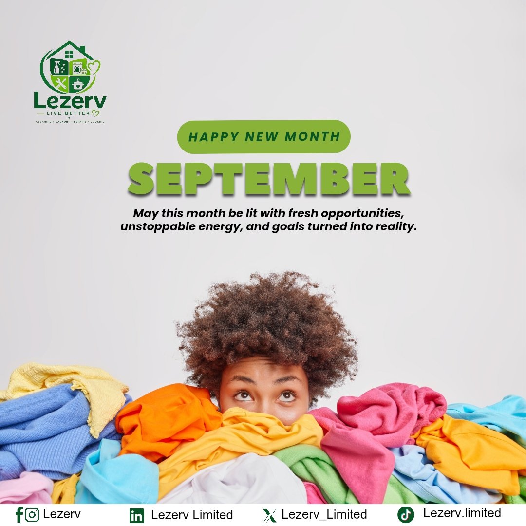 Lezerv_Limited's tweet photo. Hello, September! 🍊✨
A new month, fresh opportunities, and more reasons to Live Better. Wishing you ease, joy &amp; success. Happy New Month from Lezerv!
#HelloSeptember #HappyNewMonth #Lezerv #LiveBetter #FreshStart https://t.co/oYCdOq9fA9