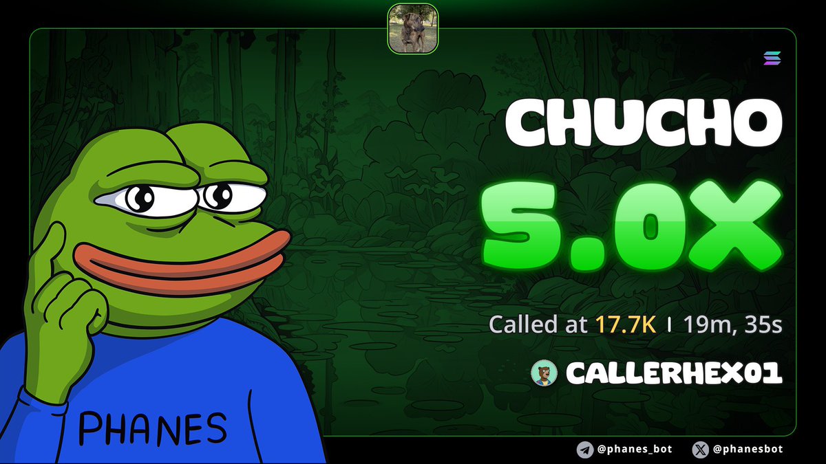callerhex01's tweet photo. 5x on $CHUCHO

Daj8qEnEb9L6v1wmrCPJGunJAsQJuXctFsEh9TsApump

#solana #memecoin #memecoin1000x #fomo https://t.co/mBPgjlYNkh