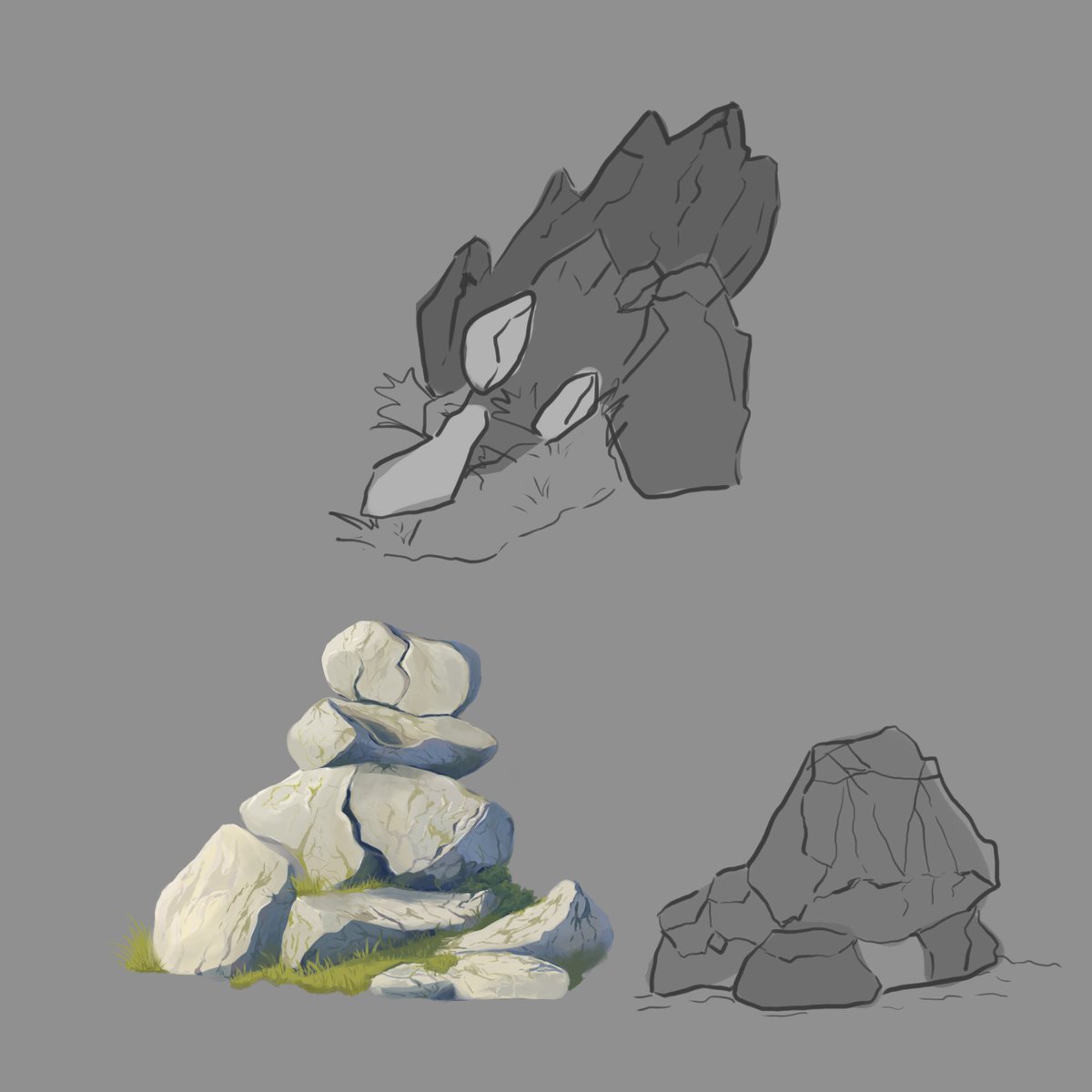 _mary_nai_'s tweet photo. It was my first digital artwork 🍃
#digitalart #rocks #illustration #colors #artist #art https://t.co/6AdAd2V3Pa