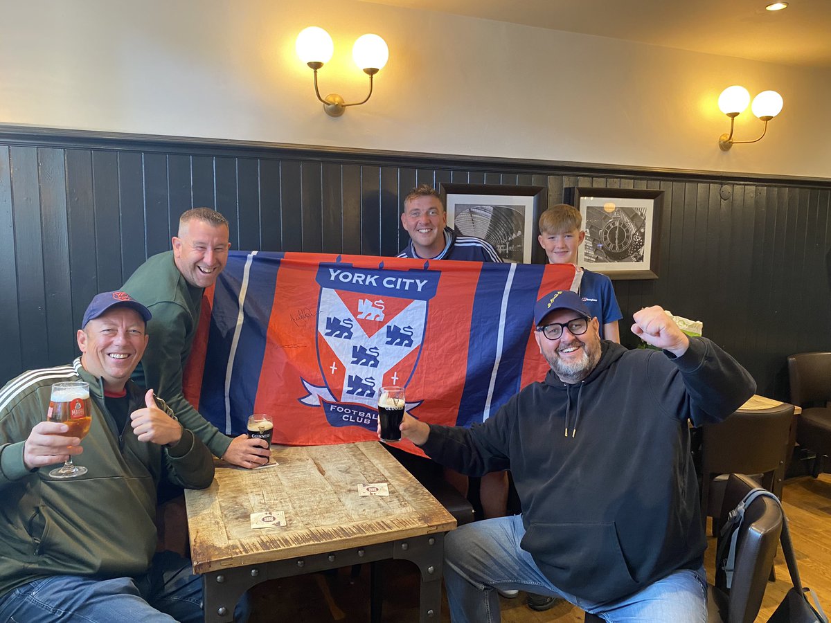 TwoTillsYCFC's tweet photo. Cheltenham (A) 

#ycfc ❤️💙 https://t.co/KcYnpTOMPY