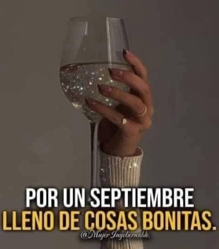 teresaguarch's tweet photo. QUE TODO SEA. HERMOSO
¡¡FELIZ SETIEMBRE!!! https://t.co/bbYtDqUeVZ