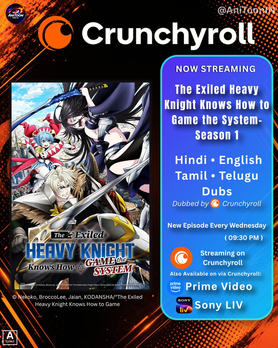 AniToonIN's tweet photo. 🔥 NEW CRUNCHYROLL DUBS! 🧡

Hindi &amp; regional-language dubs are now streaming! 🎙️

⚔️ The Elusive Samurai S2
🔥 Arifureta S3
⏳ Re:ZERO S4
💀 Overlord
😂 KonoSuba
👹 Tokyo Ghoul
⚡ Tomb Raider King
…and more!

Which one are you watching first? 👀

#Crunchyroll #HindiDub #Anime https://t.co/nfZh8x4rak