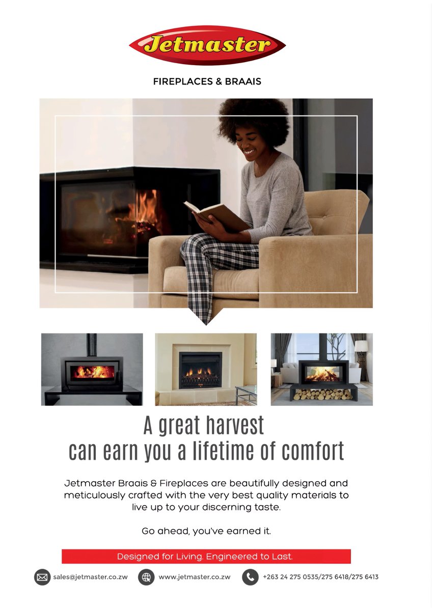 structureanddes's tweet photo. A great harvest can earn you a lifetime of comfort.

Jetmaster Braais &amp; Fireplaces are beautifully designed and meticulously crafted with the very best quality materials to live up to your discerning taste.

🌐 https://t.co/DzN0iUnWnI
📞 +263 24 275 0535
📧 sales@jetmaster.co.zw https://t.co/qvJzghaEKK