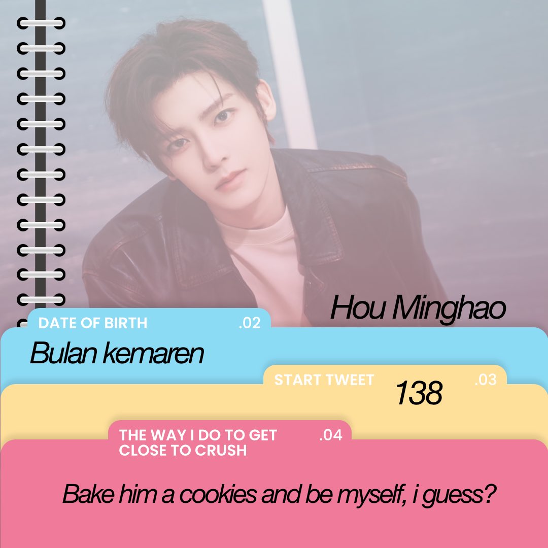 MinghaoAdores's tweet photo. Nihao pengyoumen. Jadi, siapa disini yang suka baking atau masak buat kesayangannya? Biasanya buat apa tuh? ;) https://t.co/v0Pv8L7Ali