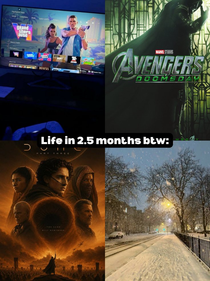 CHICOx58's tweet photo. Just gotta survive till December.😭 https://t.co/MBcwW2QBQ8