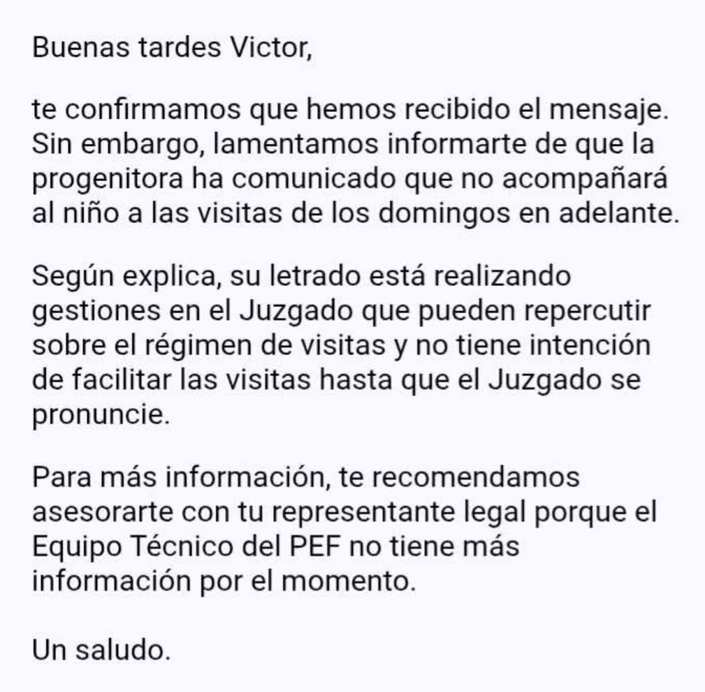 hijos_rehenes's tweet photo. #CustodiaCompartida 
#FeminismoEsCáncer 
#FelizMartes 

OTRO PADRE QUE NOS DEJA

Se llamaba Victor Trujillo. Se ha quitado la vida después de años inmerso en procedimientos judiciales para poder estar con su hijo. https://t.co/F4kBjEknOm