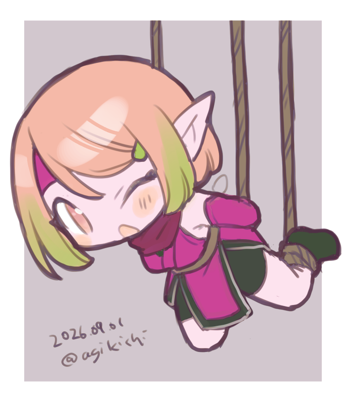 agikichi's tweet photo. くのいちこもちゃんはポンコツと相場が決まっている https://t.co/7frigszSXt
