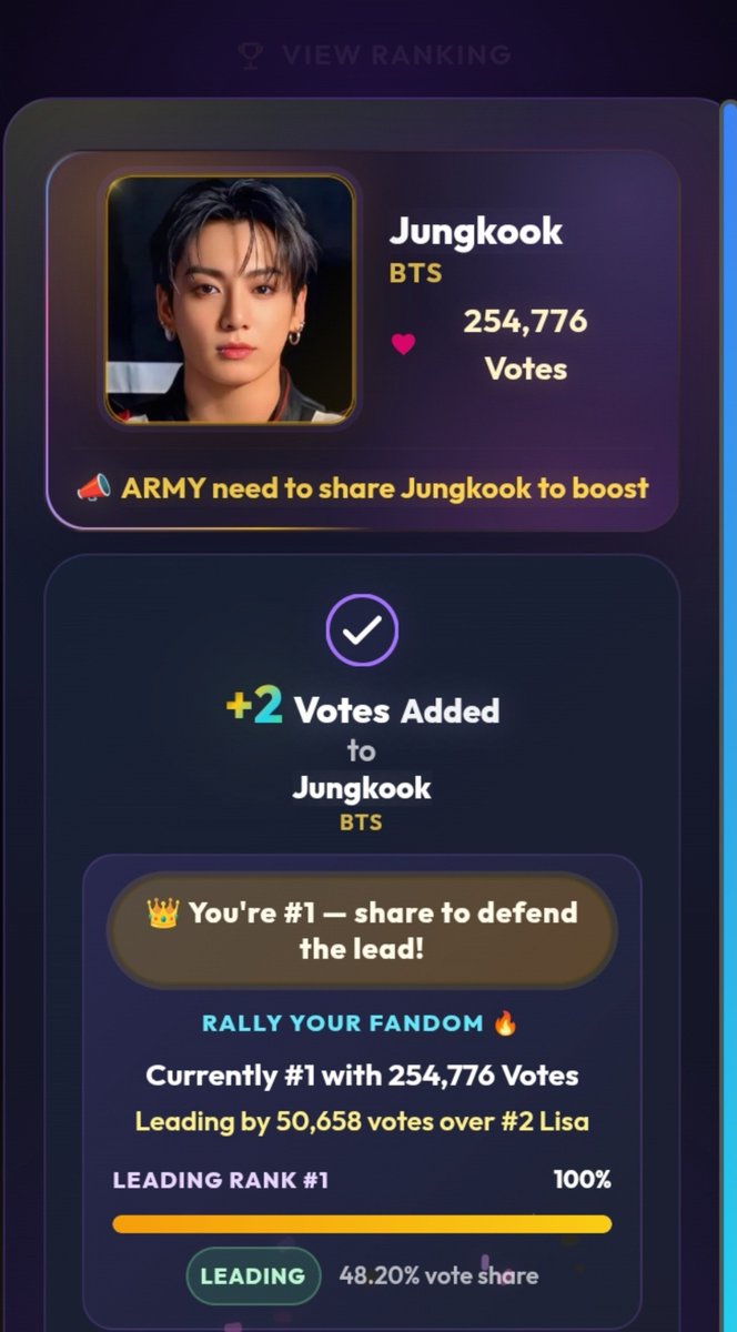 tdexhvsagh's tweet photo. 💵แจก500บาท/5คน(คนละ100)

MOST POPULAR KPOP MAKNAE 2026

🌟VOTE JUNGKOOK 🌟

🔥Vote here:https://t.co/cHAn6VlPbS

รี + เมนชั่นการโหวต พร้อมลายน้ำ

🔥โหวตได้ทุกๆ 1 ชั่วโมง🔥

❤️:ถ้าแชร์ลิ้งจะเพิ่มเป็น 2 โหวต

⏳: Sep 30, 2026 https://t.co/gwHZk0ELKa